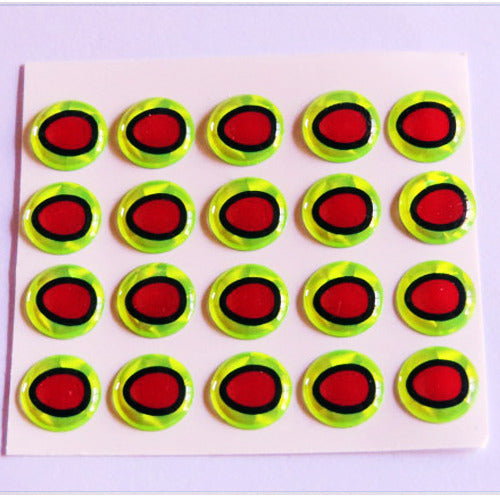 Chartreuse/Black/Red Frantic Moulded Eye