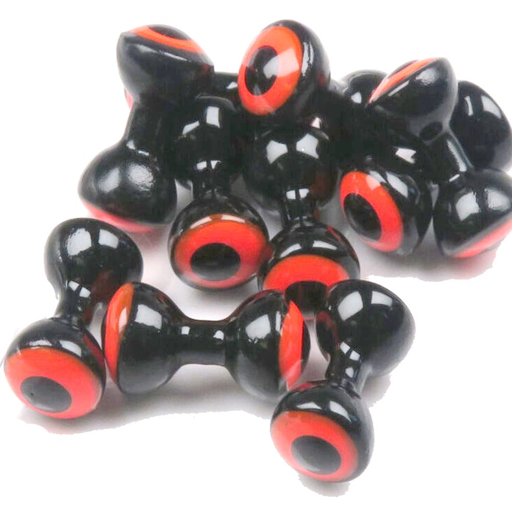 Double Pupil Lead Eye Blk Fl Orange Black pupil