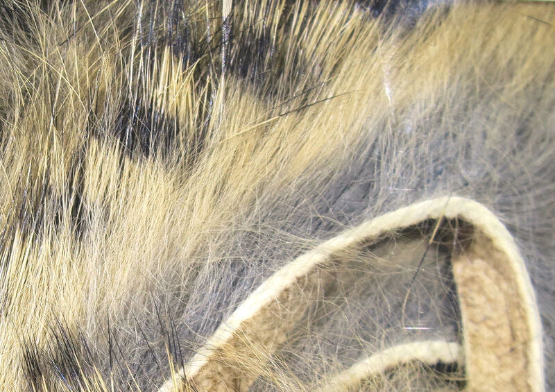 Hareline Black Barred Rabbit Strips