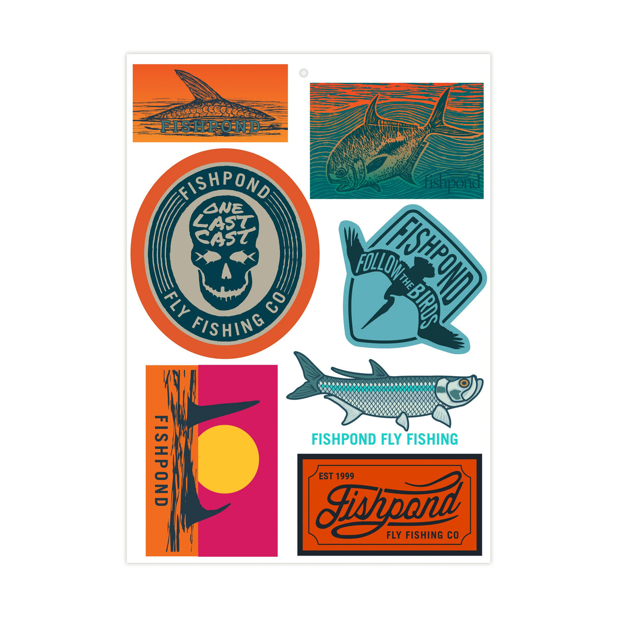 Fishpond Saltwater Sticker Kit