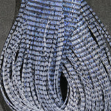 Hareline Grizzly Flutter Legs - Black Barred