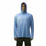 sky blue sun protection hoodie